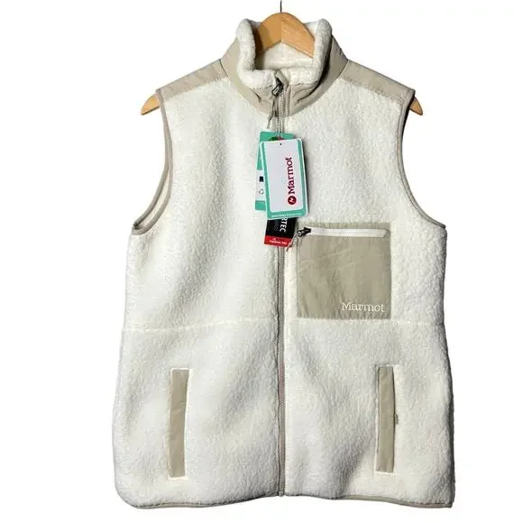 Marmot Jackets Coats Marmot Vest Womens L Cream Wiley
